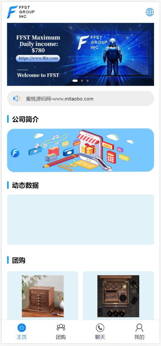 推荐 FFST GROUP INC海外拼团源码/双语言团购拼团商城源码